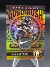 Load image into Gallery viewer, 2022 Panini Gold Standard #GR-RPE Rashaad Penny Gold Rush Premium #/1

