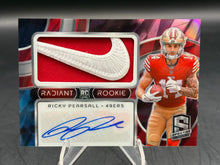 Load image into Gallery viewer, 2024 Panini Spectra Ricky Pearsall Radiant Rookie Patch Signatures Nebula #/2

