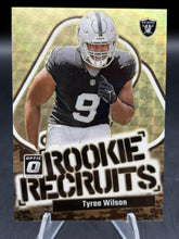 Load image into Gallery viewer, 2023 Donruss Optic #17 Tyree Wilson Rookie Recruits Gold Vinyl #/1
