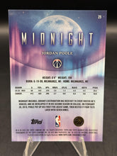 Load image into Gallery viewer, 2025-26 Topps Midnight #25 Jordan Poole Daybreak #/5
