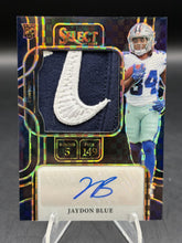 Load image into Gallery viewer, 2025 Panini Select Jaydon Blue Signatures Black Prizm Nike #/1
