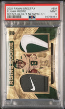 Load image into Gallery viewer, 2021 Panini Spectra Elijah Moore R/R Mt-Gld.L/T Nk.Swsh.1/1 PSA 9 #/1
