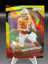 Load image into Gallery viewer, 2025 Panini Prizm #283 Baker Mayfield Red and Yellow #/44
