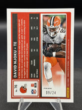 Load image into Gallery viewer, 2025 Donruss Optic #76 David Njoku Dragon #/24

