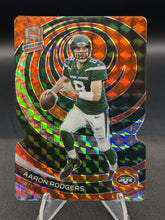 Load image into Gallery viewer, 2023 Panini Spectra #74 Aaron Rodgers Neon Orange Die Cut #/15
