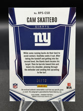 Load image into Gallery viewer, 2025 Panini Phoenix Cam Skattebo RPS Rookie Patch Autographs Gold Prizm #/10
