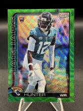 Load image into Gallery viewer, 2025 Topps Chrome #332 Travis Hunter Green Wave Refractor #/99
