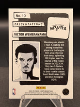 Load image into Gallery viewer, 2024-25 Hoops #10 Victor Wembanyama Presentations
