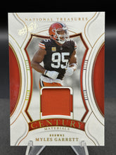 Load image into Gallery viewer, 2024 Panini National Treasures Myles Garrett Century Materials Holo Gold #/10
