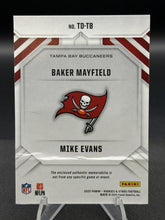 Load image into Gallery viewer, 2025 Panini Rookies &amp; Stars Baker Mayfield / Mike Evans Team Duals Prime #/49
