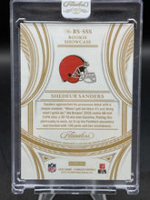 Load image into Gallery viewer, 2025 Panini Flawless Shedeur Sanders Rookie Showcase Sapphire Nike #/10
