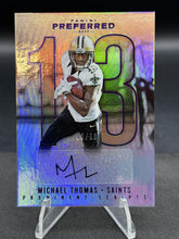 Load image into Gallery viewer, 2017 Panini Preferred #232 Michael Thomas Purple Autograph #/10

