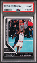 Load image into Gallery viewer, 2023 Panini Instant #60 Victor Wembanyama PSA 10
