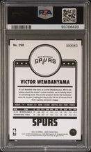Load image into Gallery viewer, 2023 Panini NBA Hoops #298 Victor Wembanyama Winter PSA 10
