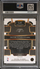 Load image into Gallery viewer, 2023 Panini Select #87 Victor Wembanyama Red Cracked Ice PSA 10
