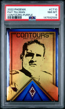 Load image into Gallery viewer, 2022 Panini Phoenix Contours #CT10 Pat Tillman Contours-Purple PSA 8
