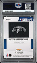 Load image into Gallery viewer, 2023 Panini Instant Draft Night #DN1 Victor Wembanyama PSA 9
