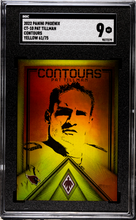 Load image into Gallery viewer, 2022 Panini Phoenix #CT-10 Pat Tillman Contours Yellow /75 SGC 9
