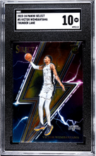 Load image into Gallery viewer, 2023-24 Panini Select #5 Victor Wembanyama Thunder Lane SGC 10
