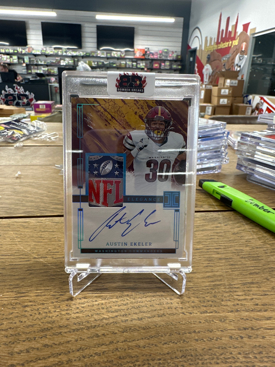 Austin Ekeler 2024 Panini Impeccable Elegance NFL Shield Auto 1/1