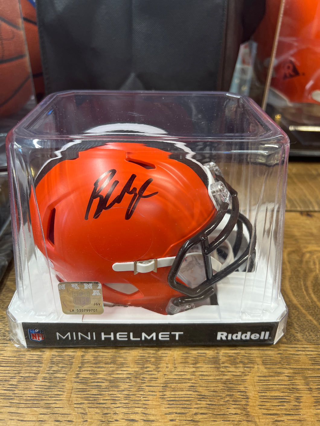 Baker Mayfield Autographed Mini Helmet