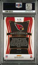 Load image into Gallery viewer, PSA 10 2024 Panini Select #384 Marvin Harrison Jr. Red Prizm #/49
