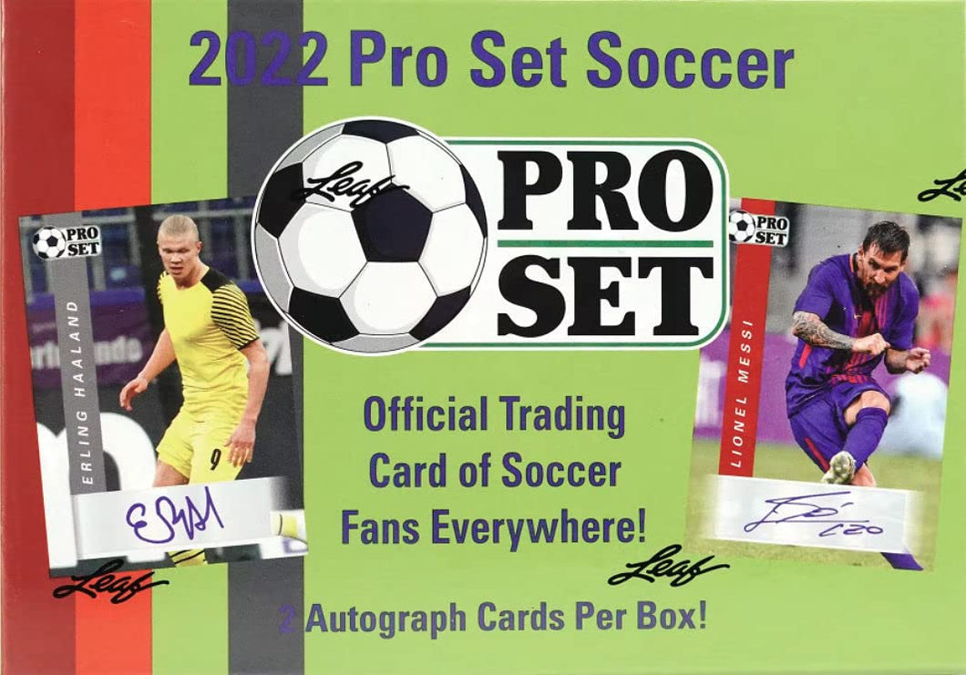 2022 Leaf Pro Set Soccer Box