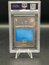 Load image into Gallery viewer, Donovan Mitchell 2017 Panini Donruss Optic Rated Rookie Red/Yellow #188 PSA 9
