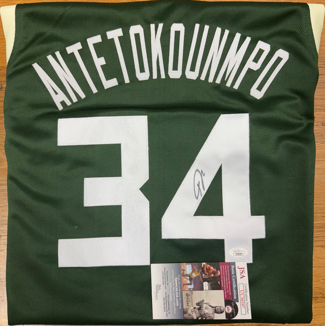 Giannis Antetokounmpo JSA Authenticated Autographed Jersey