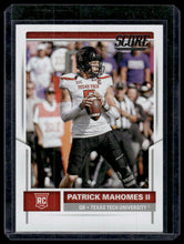 Load image into Gallery viewer, 2017 Score #403 Patrick Mahomes II Scorecard
