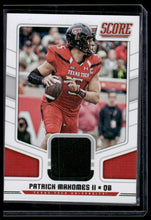 Load image into Gallery viewer, 2018 Score #11 Patrick Mahomes II Collegiate Jerseys
