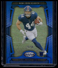 Load image into Gallery viewer, 2025 Panini Certified #105 Cam Skattebo Mirror Blue #/50
