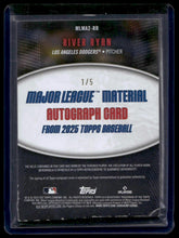 Load image into Gallery viewer, 2025 Topps #MLMA2-RR River Ryan Major League Material Autographs Red #/5
