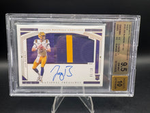 Load image into Gallery viewer, 2020 Panini National Treasures Collegiate Gold #/10 Joe Burrow BGS 9.5 Auto 10
