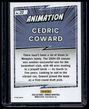 Load image into Gallery viewer, 2025-26 Donruss #22 Cedric Coward Animation

