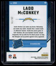 Load image into Gallery viewer, 2024 Donruss Optic #266 Ladd McConkey Orange Scope #/79
