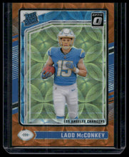 Load image into Gallery viewer, 2024 Donruss Optic #266 Ladd McConkey Orange Scope #/79
