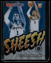 Load image into Gallery viewer, 2023-24 Hoops Premium Stock #12 Victor Wembanyama Sheesh Silver Prizm
