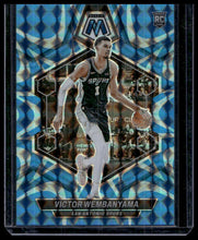 Load image into Gallery viewer, 2023-24 Panini Mosaic #238 Victor Wembanyama Reactive Blue
