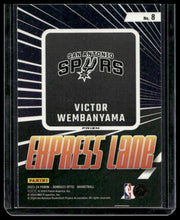 Load image into Gallery viewer, 2023-24 Donruss Optic #8 Victor Wembanyama Express Lane Purple
