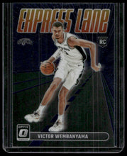 Load image into Gallery viewer, 2023-24 Donruss Optic #8 Victor Wembanyama Express Lane Purple
