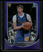 Load image into Gallery viewer, 2025-26 Bowman #BCV-1 Cooper Flagg Chrome Purple Mojo Refractors #/250
