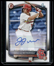 Load image into Gallery viewer, 2025 Bowman #BPA-JW JJ Wetherholt Prospect Autographs
