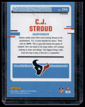Load image into Gallery viewer, 2023 Donruss Optic #244 C.J. Stroud Green Velocity
