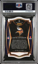 Load image into Gallery viewer, 2020 Panini Select #161 Justin Jefferson Die-Cut Red Prizm PSA 10
