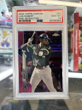 Load image into Gallery viewer, 2020 Topps Chrome #60 Luis Robert Pink Refractor PSA 10
