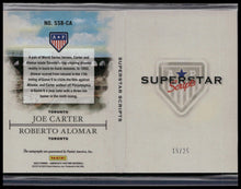 Load image into Gallery viewer, 2024 Boys of Summer Joe Carter / Roberto Alomar  Superstar Booklets Gold #/25
