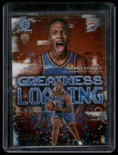 Load image into Gallery viewer, 2025-26 Bowman #GL-15 Thomas Sorber Greatness Loading Orange Refractor #/25
