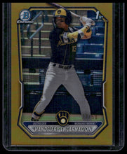 Load image into Gallery viewer, 2026 Bowman #BCP-47 Handelfry Encarnacion Chrome Prospects Gold Refractor #/50
