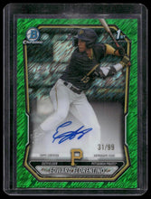 Load image into Gallery viewer, 2026 Bowman Edward Florentino Chrome Autographs Green Shimmer Refractors #/99
